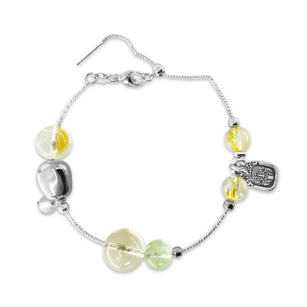 Golden Crystal Protective Money Bracelet