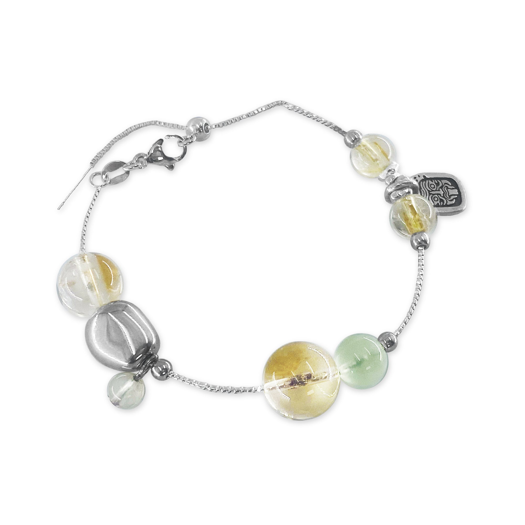 Golden Crystal Protective Bracelet