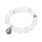 Drashi Lhamo White Ice Crystal Money Energy Bracelet